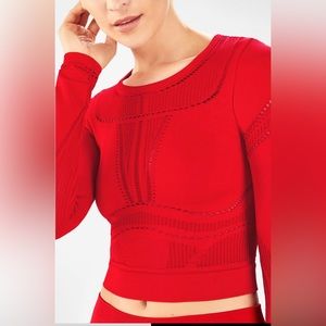 Fabletic Crop Top L/S size L